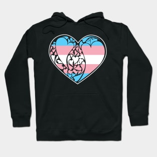 Transgender Flag LGBT+ Heart Hoodie